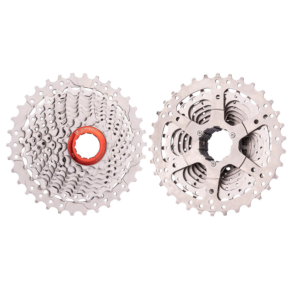 ZTTO Silver 10 Speed Flywheel Bike Cassette for Road Bicycle ZTTO Silver 10 Speed Flywheel Bike Cassette for Road Bicycle